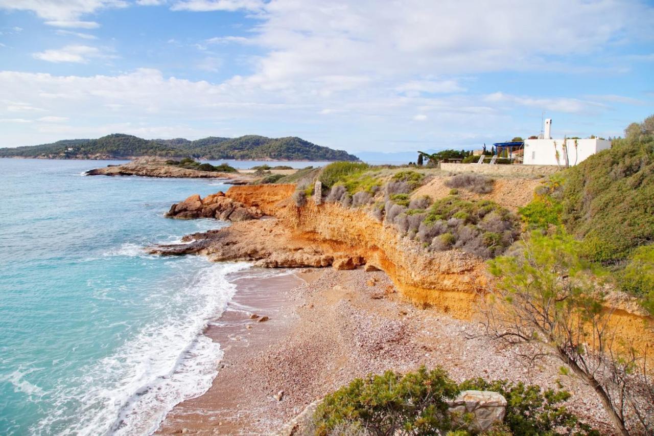 Aroura Homes 4Br Beachfront Villa Spétses Exterior foto